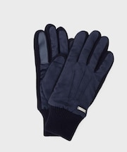 スエード調ニットコンビ ウォッシャブルグローブ