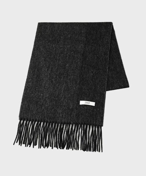 【ラッピング巾着セット】カシミヤブレンド リバーシブルマフラー