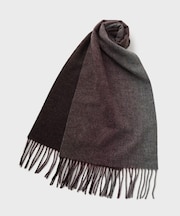 【洗えるウールカシミヤ】グラデーションマフラー