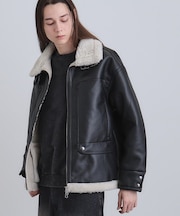 フェイクムートンブルゾン