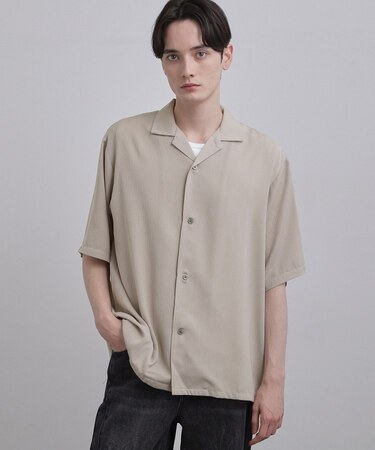 テッククレープ半袖シャツ