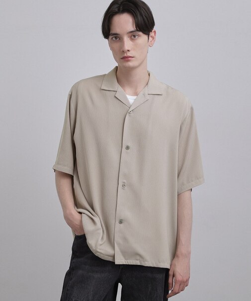 テッククレープ半袖シャツ