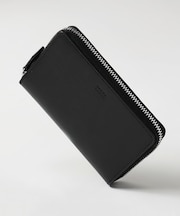 【リップルグレイン】3方ラウンドコンパクトスリム財布