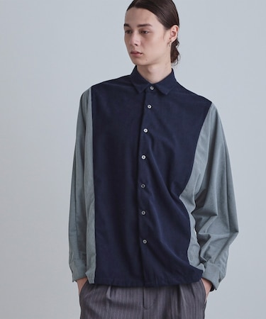 コーデュロイドルマンシャツ