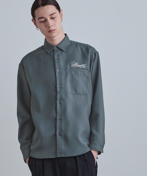 バックデイジー刺繍シャツ｜タケオキクチのアウトレット通販｜三井