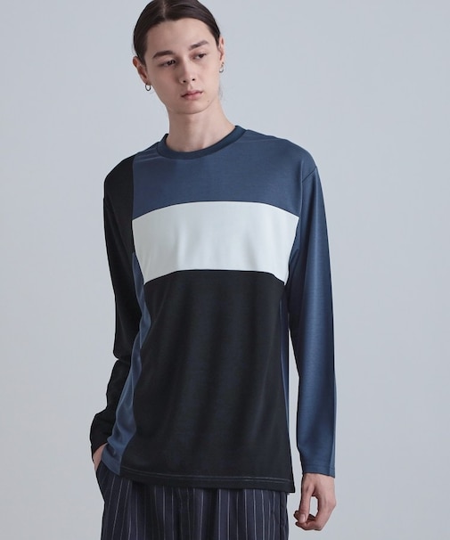 スクエア切り替えカットソー