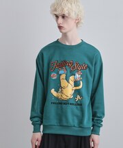 ポップ刺繍スウェット