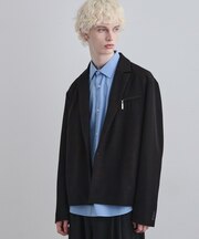 【セットアップ対応】クロップドジャケット