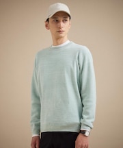 【洗える】カラースプリングニット