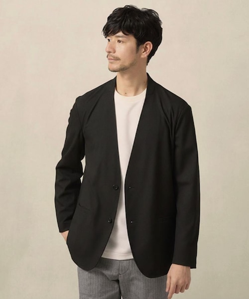 【受注生産品番】40ct&525 ノーカラージャケット 受注生産品番】40ct&525 ノーカラージャケット 40ct＆525 BY TAKEO