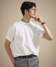 ワンストローク刺繍 半袖 Tシャツ
