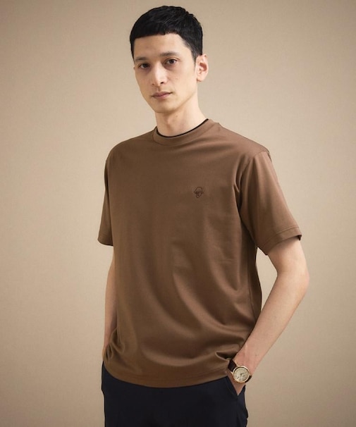 ワンストローク刺繍 半袖 Tシャツ