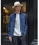 【BOWLER HAT LABEL】小紋ペイズリープリント 長袖シャツ