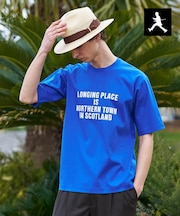 【BOWLER HAT LABEL】アイスクリアコットン バッククロスピストル 半袖Tシャツ