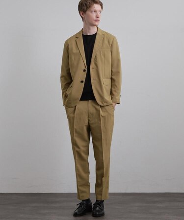 【上下2点セットアップ】AIRY DRY アソートセットアップ 吸水速乾/UVカット/マシーンウォッシャブル/ノーカラージャケット/シングルジャケット/ワイドテ