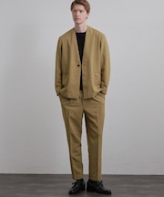 【上下2点セットアップ】AIRY DRY アソートセットアップ 吸水速乾/UVカット/マシーンウォッシャブル/ノーカラージャケット/シングルジャケット/ワイドテ