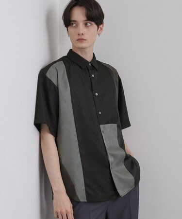 ダイヤゴナル半袖シャツ