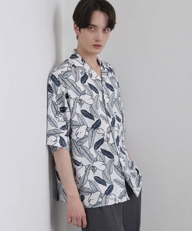 梨地クジラシャツ