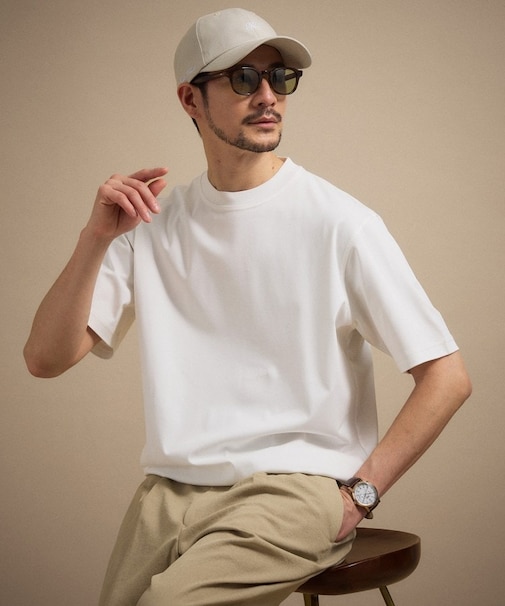 【接触冷感】アイスクリアコットン Tシャツ