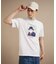 カカオ柄スクエアプリント 天竺Tシャツ