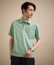 【接触冷感】アイスクリアコットン ワンポイント ポロシャツ