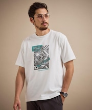 モノクロタイルTシャツ