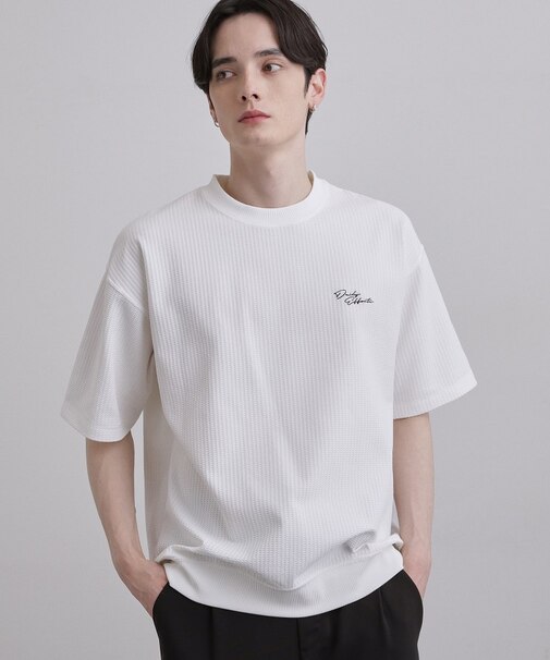 ポリワッフルカットソー