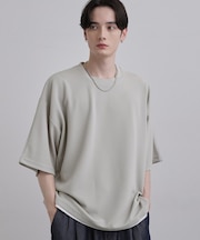 【ネックレス付】ドルマンカットソー