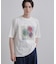 フラワープリントTシャツ