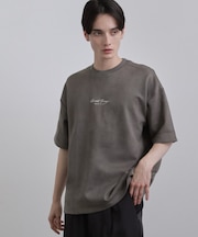 ポンチスエードタッチTシャツ
