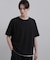 リブフェイクレイヤードTシャツ