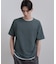 リブフェイクレイヤードTシャツ