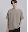 リブフェイクレイヤードTシャツ