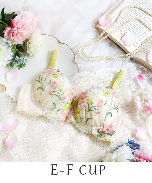 テリン ブラジャー(E-F)<S Make Type>