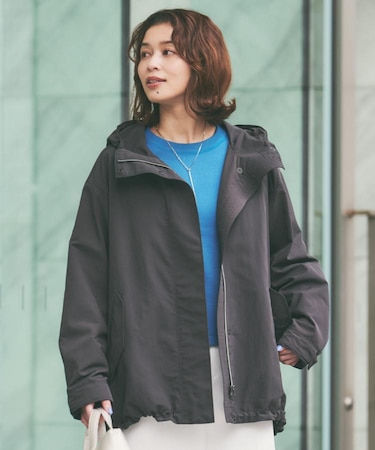 【撥水/春の軽羽織り】オーバーマウンテンパーカ