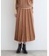 【日本製】スエード調プリーツスカート