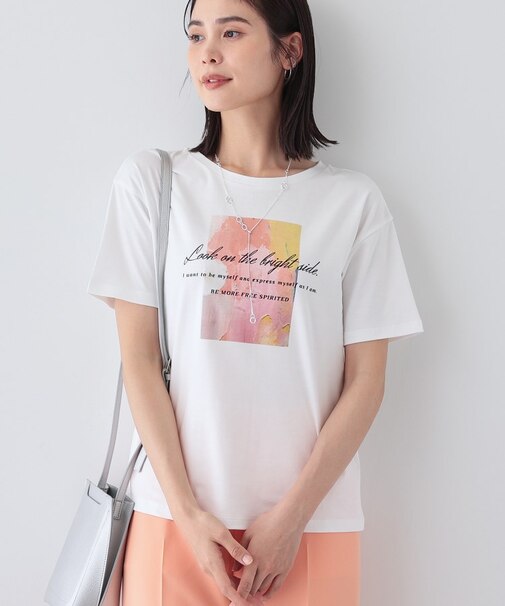 【接触冷感／UVケア／選べるデザイン】フォト＆ロゴ プリントTシャツ
