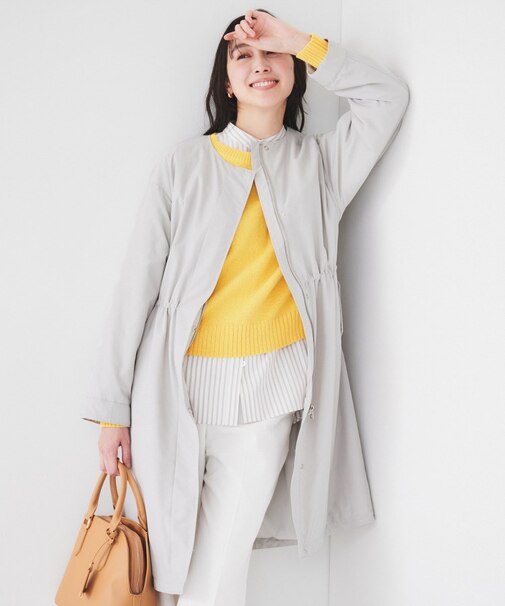 【きれいめ/春コート】フード2WAY モッズコート