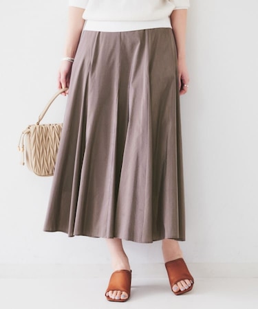 【トレンド/後ろゴム】ローンフレアスカート