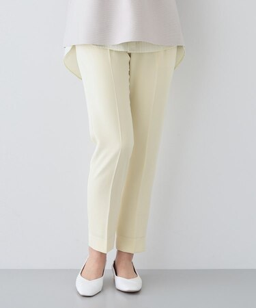 【着る日傘/遮熱/UVケア】タックテーパードパンツ