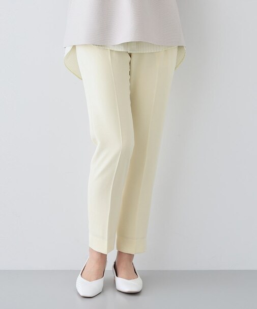 【着る日傘/遮熱/UVケア】タックテーパードパンツ