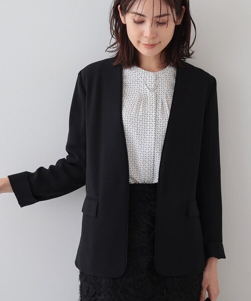 着る日傘/遮熱/UVケア】ノーカラージャケット｜ワールド