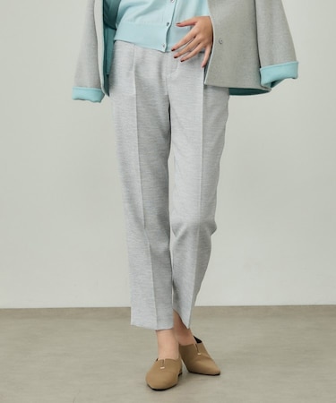 【こなれSETUP】リネンライクテーパードパンツ