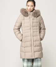 【名品／撥水／抗菌防臭】ロング リサイクルダウンコート