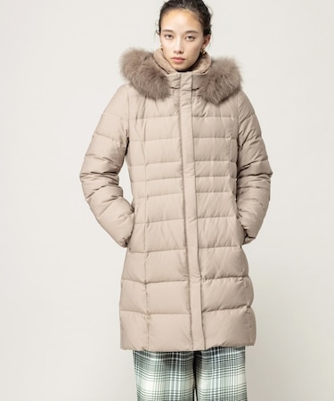 【名品／撥水／抗菌防臭】ロング リサイクルダウンコート