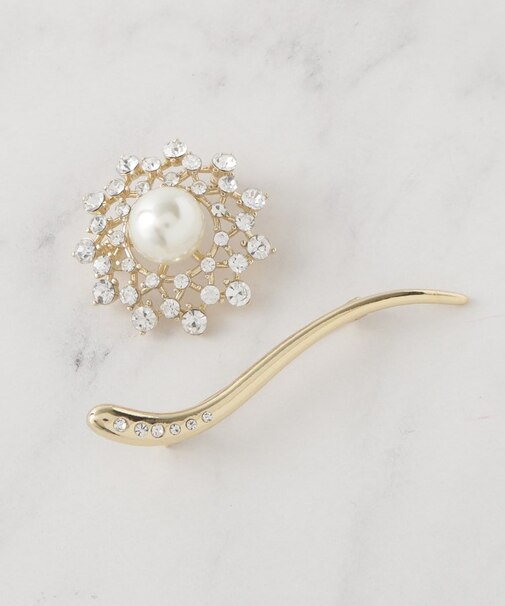 【セレモニー対応】ビジューブローチセット