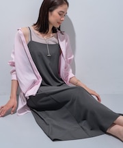 ＜秋SALE！＞【UVケア】エアリージョーゼット キャミワンピース