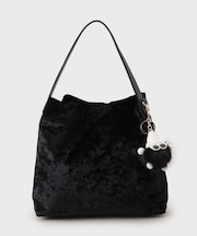 【トレンド／バッグチャーム付き】ワンハンドルバッグ