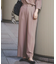 【着心地抜群！】タックワイドパンツ
