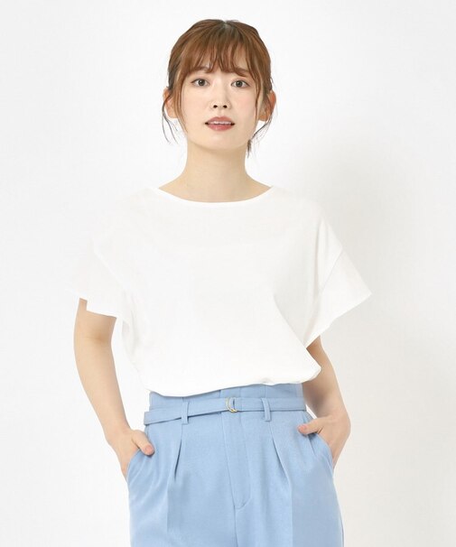 袖フリルプルオーバー